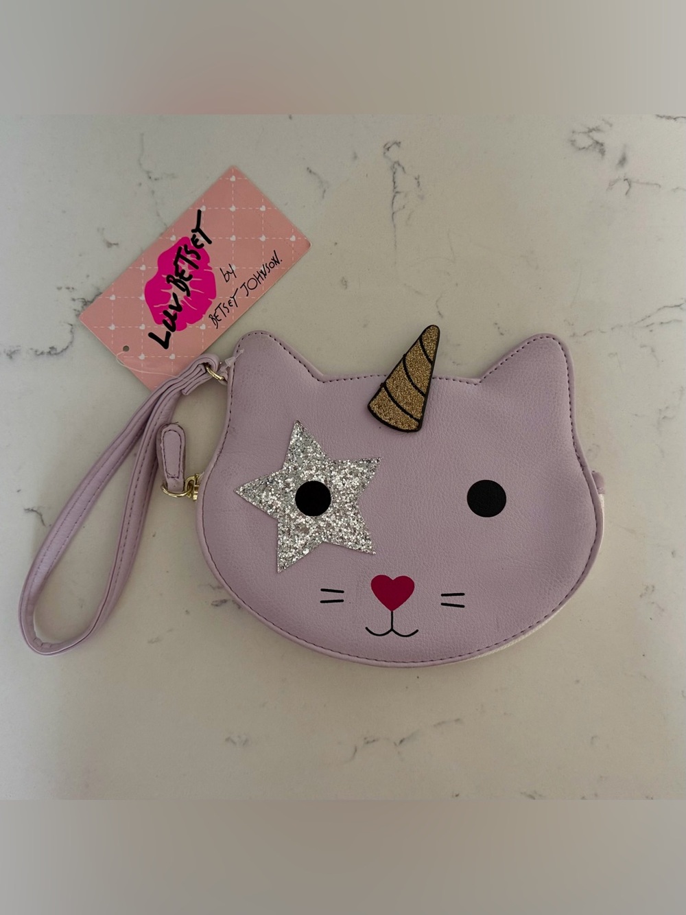 Betsey Johnson Unicorn Cat Wristlet
